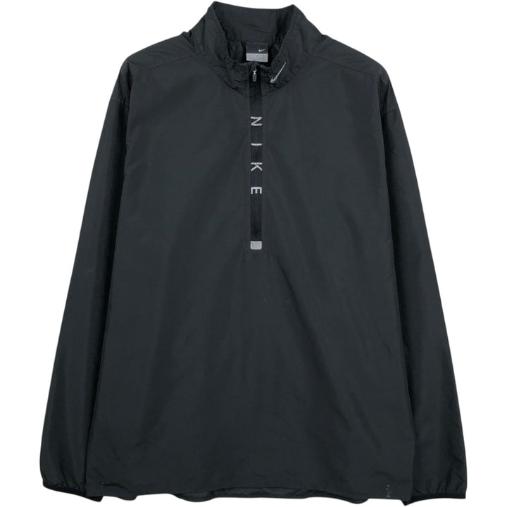Nike Anorak Jacket, Men's Size L (approx.) polyester black type Vintage Second Hand