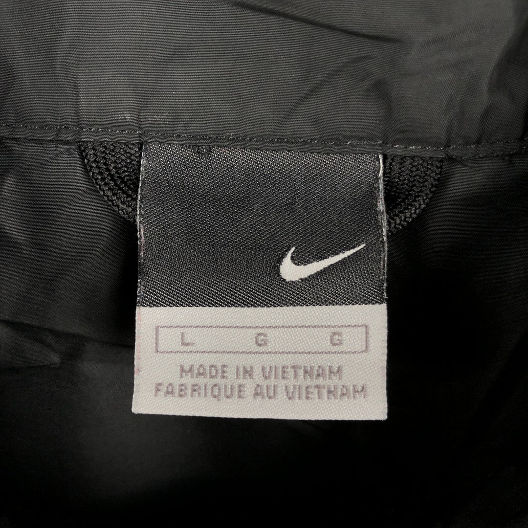 Nike Anorak Jacket, Men's Size L (approx.) polyester black type Vintage Second Hand