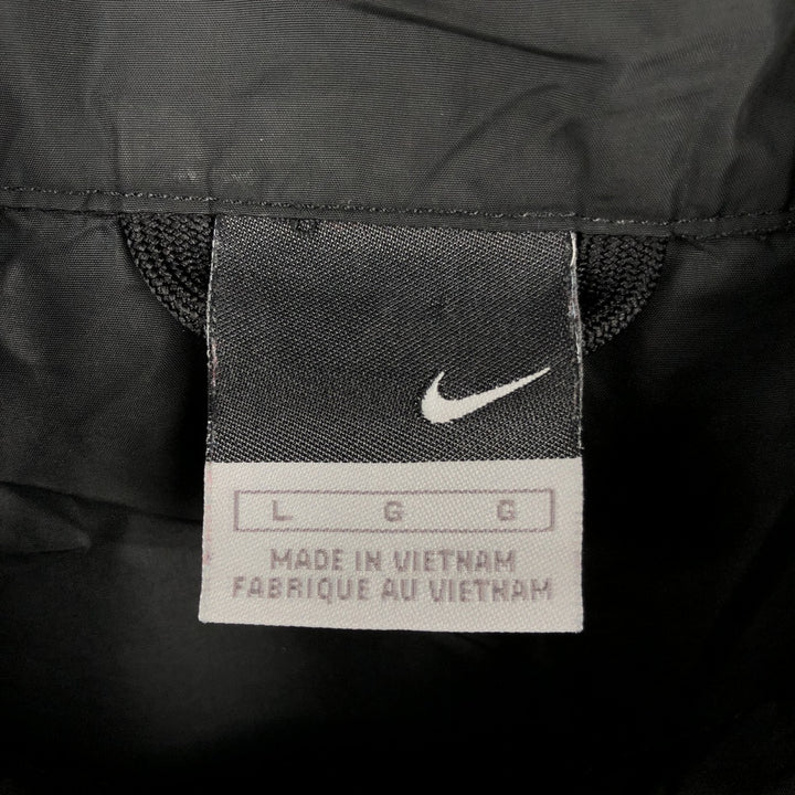 Nike Anorak Jacket, Men's Size L (approx.) polyester black type Vintage Second Hand