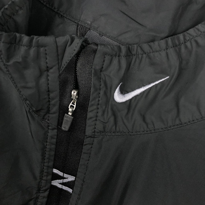 Nike Anorak Jacket, Men's Size L (approx.) polyester black type Vintage Second Hand
