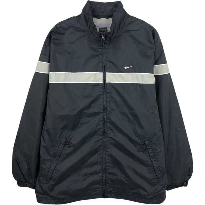 Nike windbreaker, men's size M polyester black type Vintage Second Hand