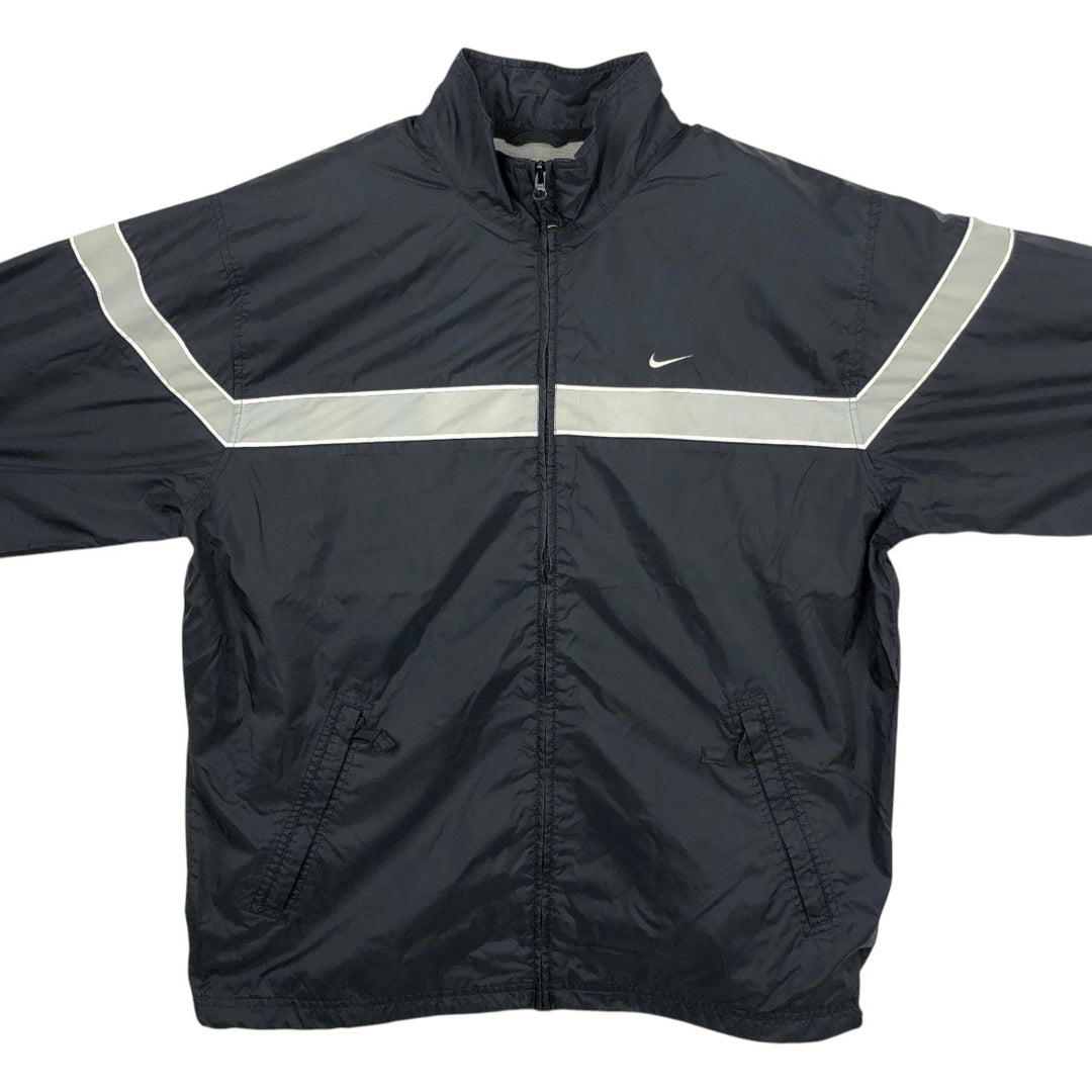 Nike windbreaker, men's size M polyester black type Vintage Second Hand