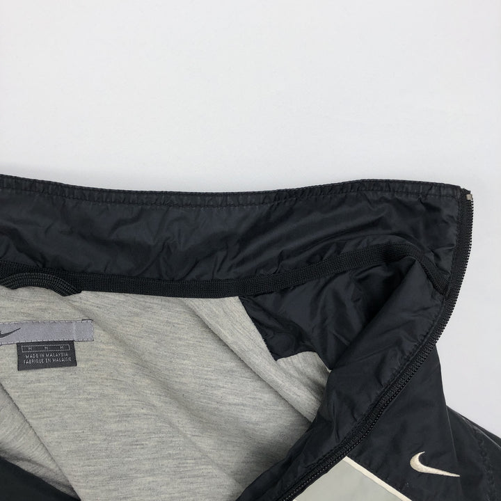 Nike windbreaker, men's size M polyester black type Vintage Second Hand