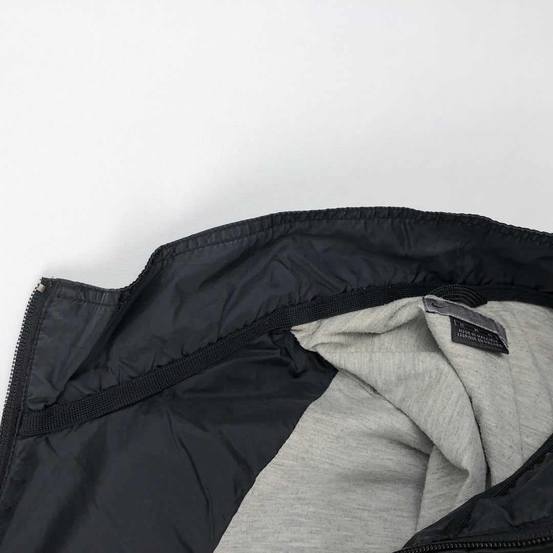 Nike windbreaker, men's size M polyester black type Vintage Second Hand
