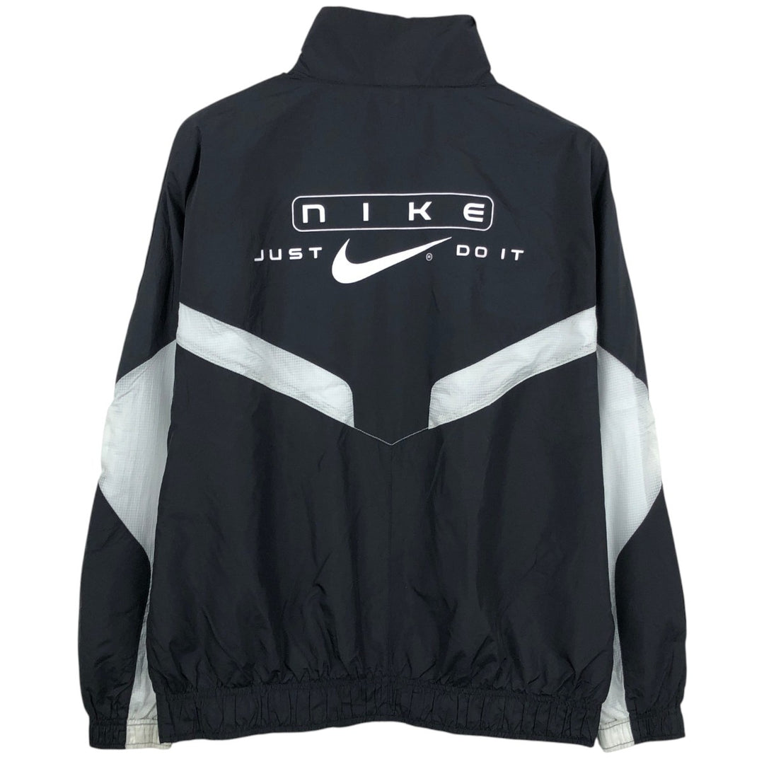 Nike Windbreaker Men's Size Small polyester black type Vintage Second Hand