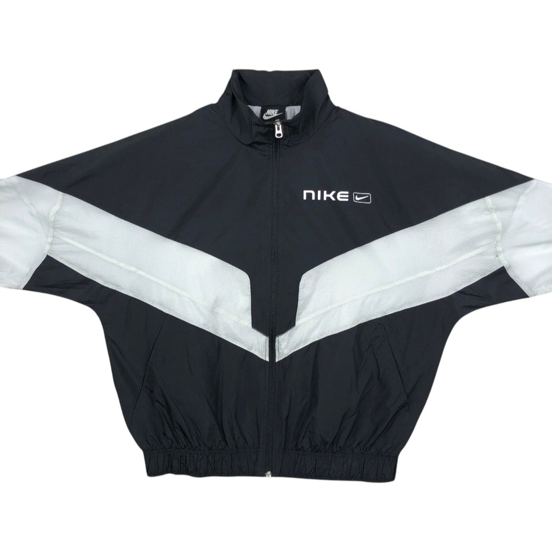 Nike Windbreaker Men's Size Small polyester black type Vintage Second Hand