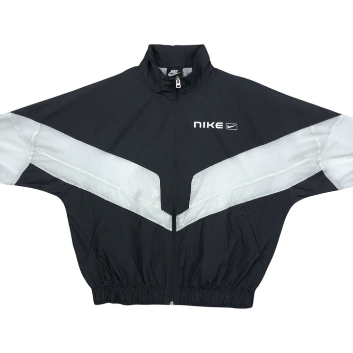 Nike Windbreaker Men's Size Small polyester black type Vintage Second Hand