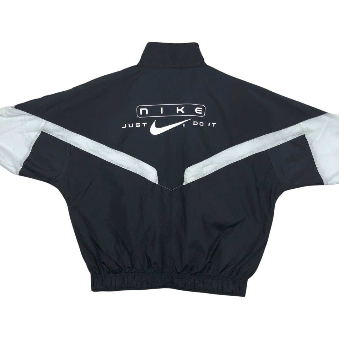 Nike Windbreaker Men's Size Small polyester black type Vintage Second Hand