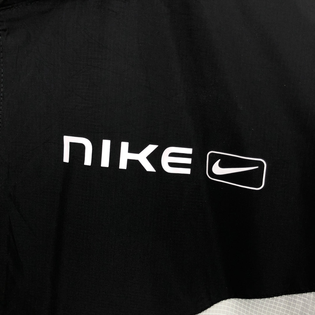 Nike Windbreaker Men's Size Small polyester black type Vintage Second Hand