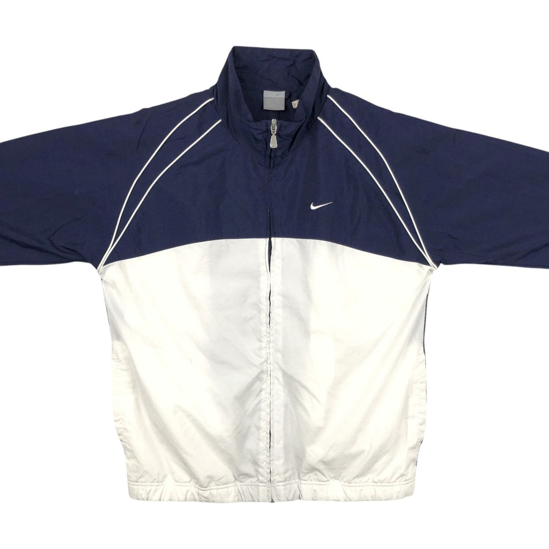 Nike Nylon Jacket, Men's Size Medium Nylon navy blue type Vintage Second Hand