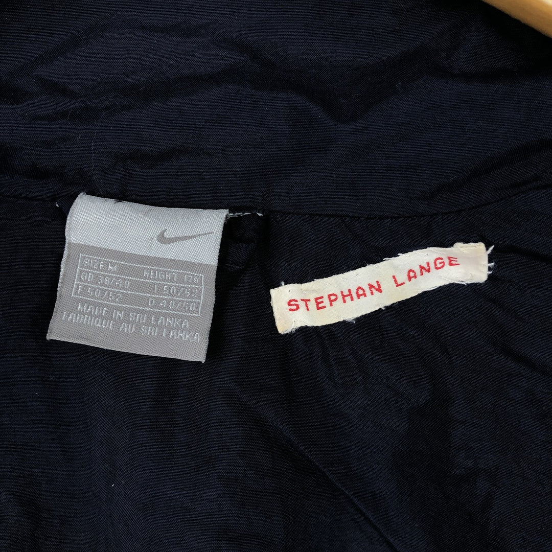 Nike Nylon Jacket, Men's Size Medium Nylon navy blue type Vintage Second Hand