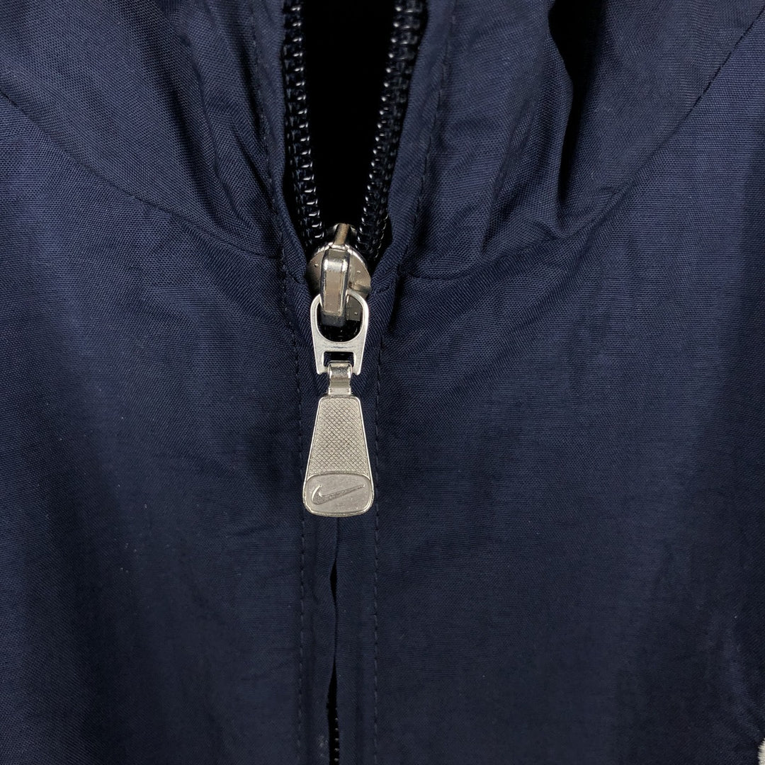 Nike Nylon Jacket, Men's Size Medium Nylon navy blue type Vintage Second Hand