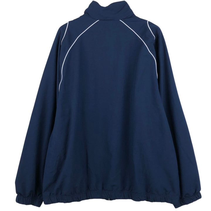 Nike windbreaker with embroidered logo, men's size XL (approx.) polyester navy blue type Vintage Second Hand