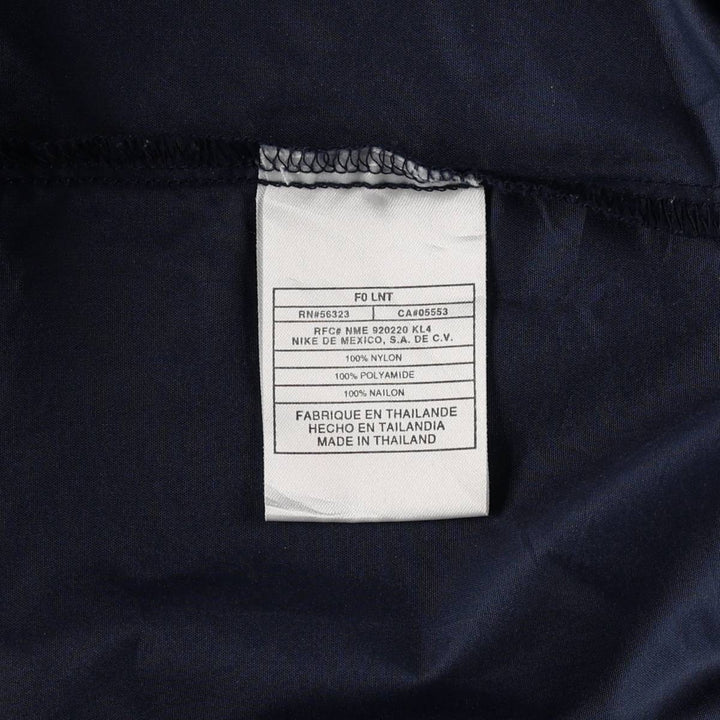 00'S Nike Anorak Parka Men's XL size Nylon navy blue type Vintage Second Hand