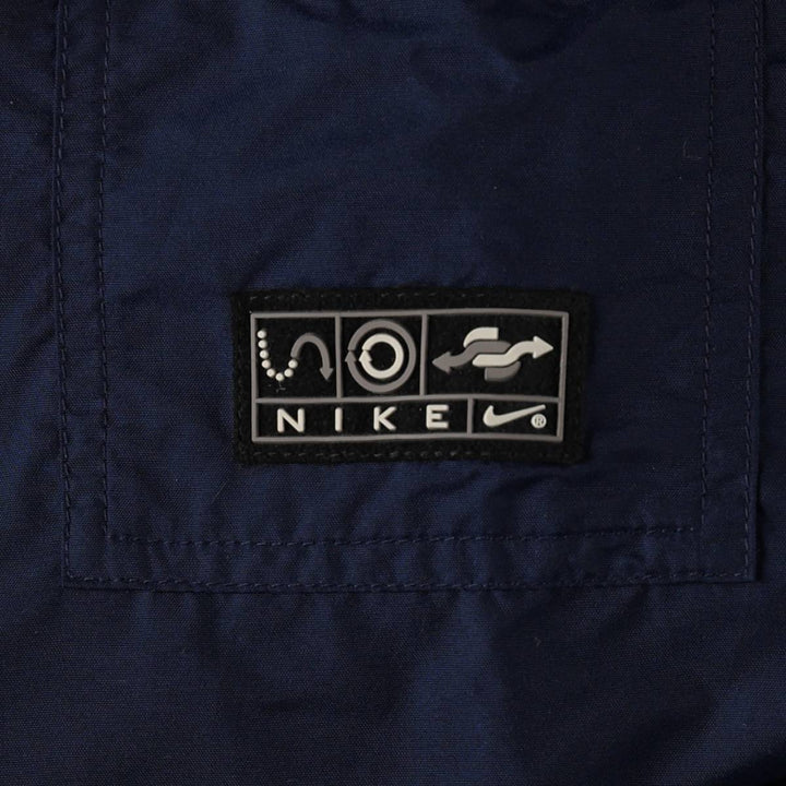 00'S Nike Anorak Parka Men's XL size Nylon navy blue type Vintage Second Hand