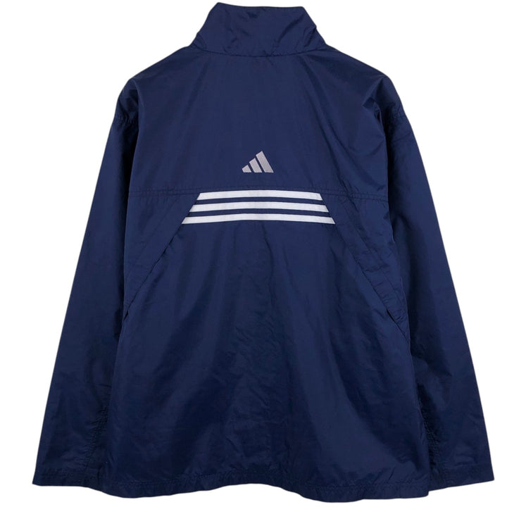00'S Adidas nylon jacket, men's size L Nylon navy blue type Vintage Second Hand