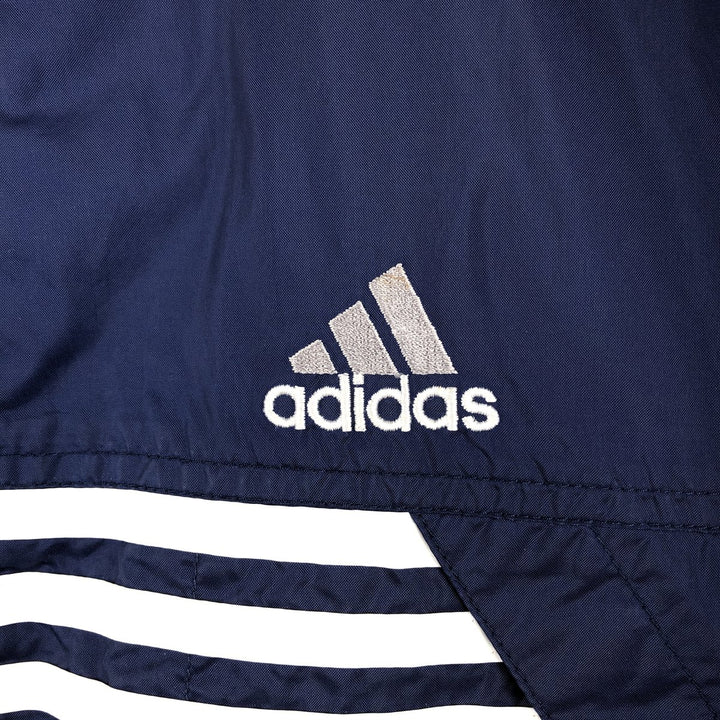00'S Adidas nylon jacket, men's size L Nylon navy blue type Vintage Second Hand