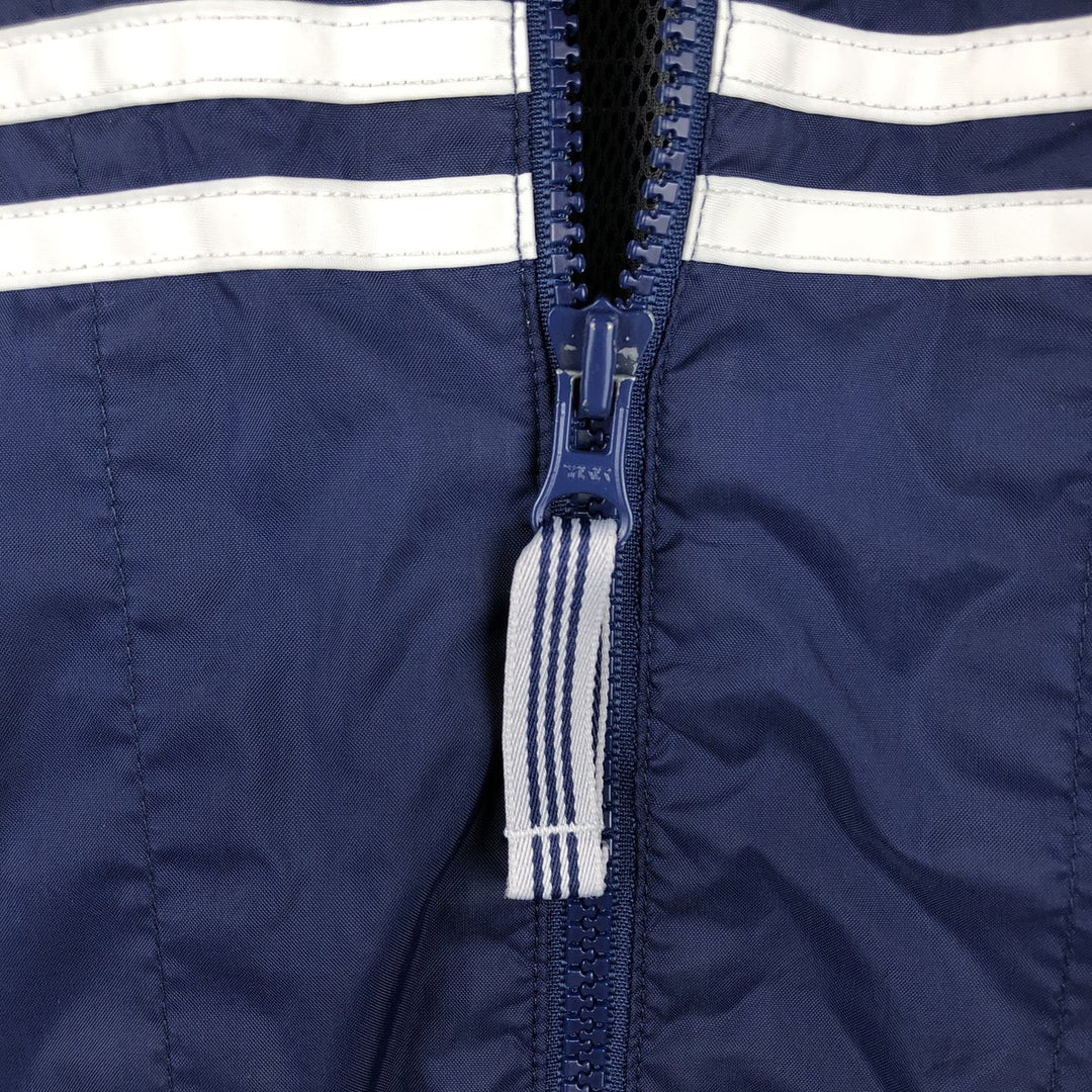 00'S Adidas nylon jacket, men's size L Nylon navy blue type Vintage Second Hand
