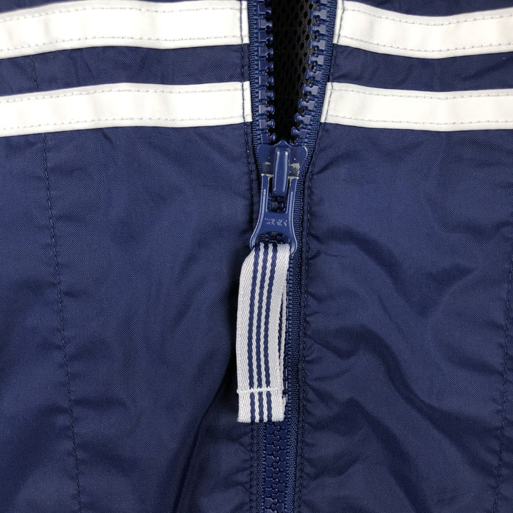 00'S Adidas nylon jacket, men's size L Nylon navy blue type Vintage Second Hand