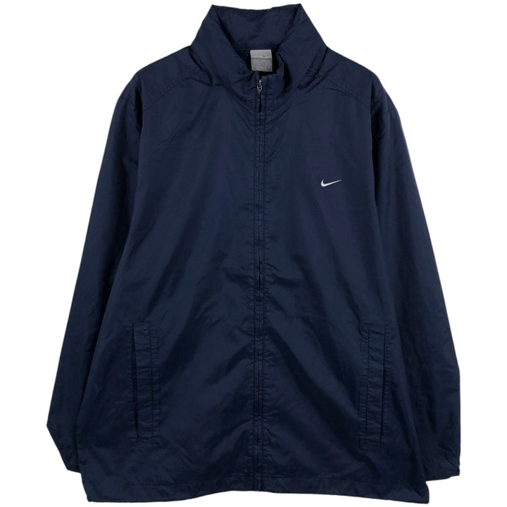 Nike Nylon Jacket, Men's Size L Nylon navy blue type Vintage Second Hand
