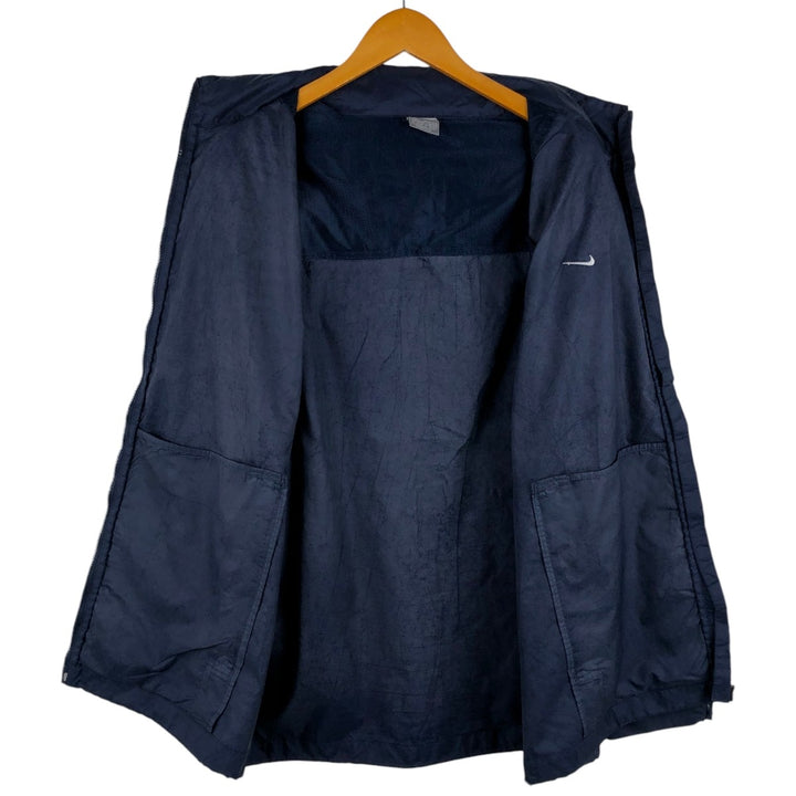 Nike Nylon Jacket, Men's Size L Nylon navy blue type Vintage Second Hand