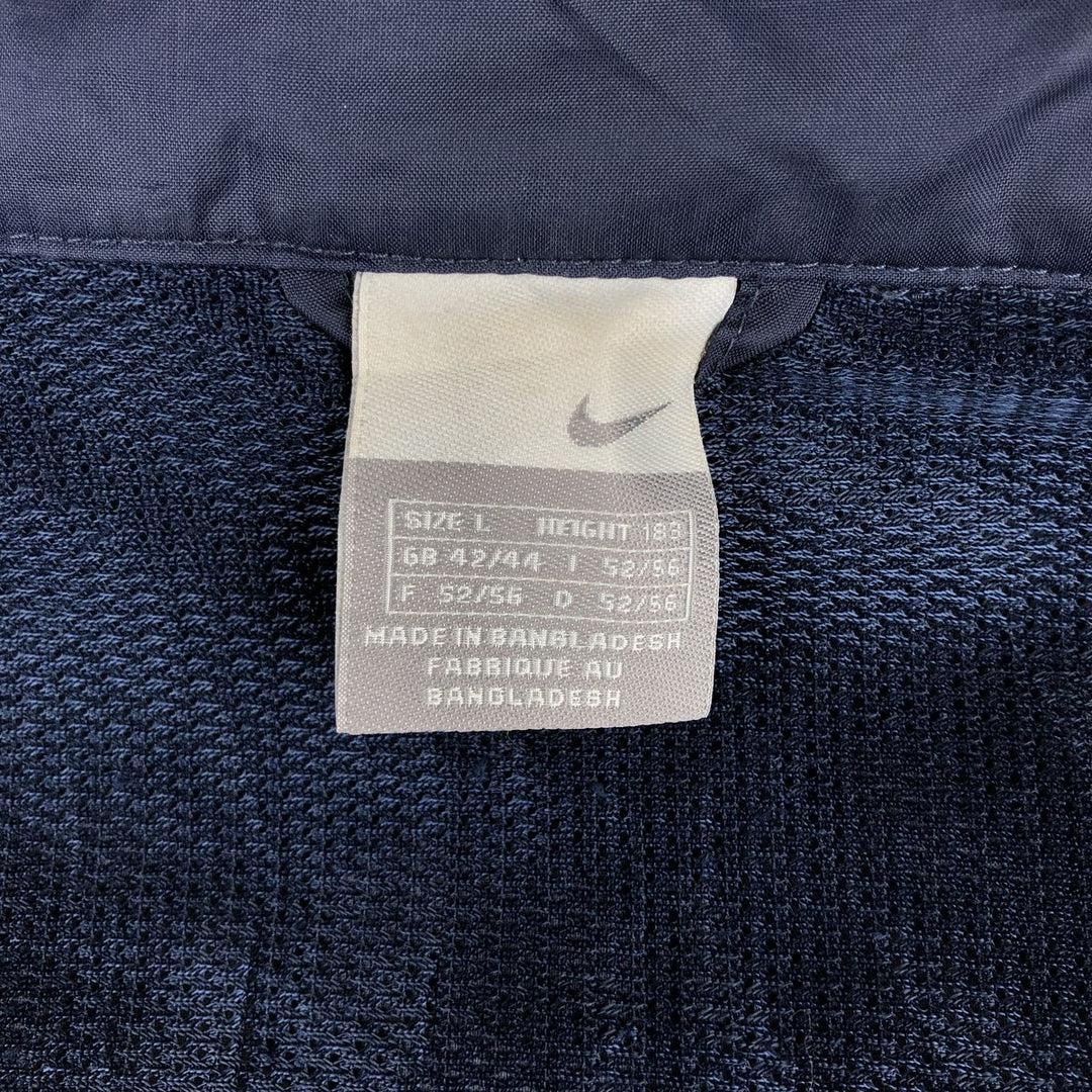 Nike Nylon Jacket, Men's Size L Nylon navy blue type Vintage Second Hand