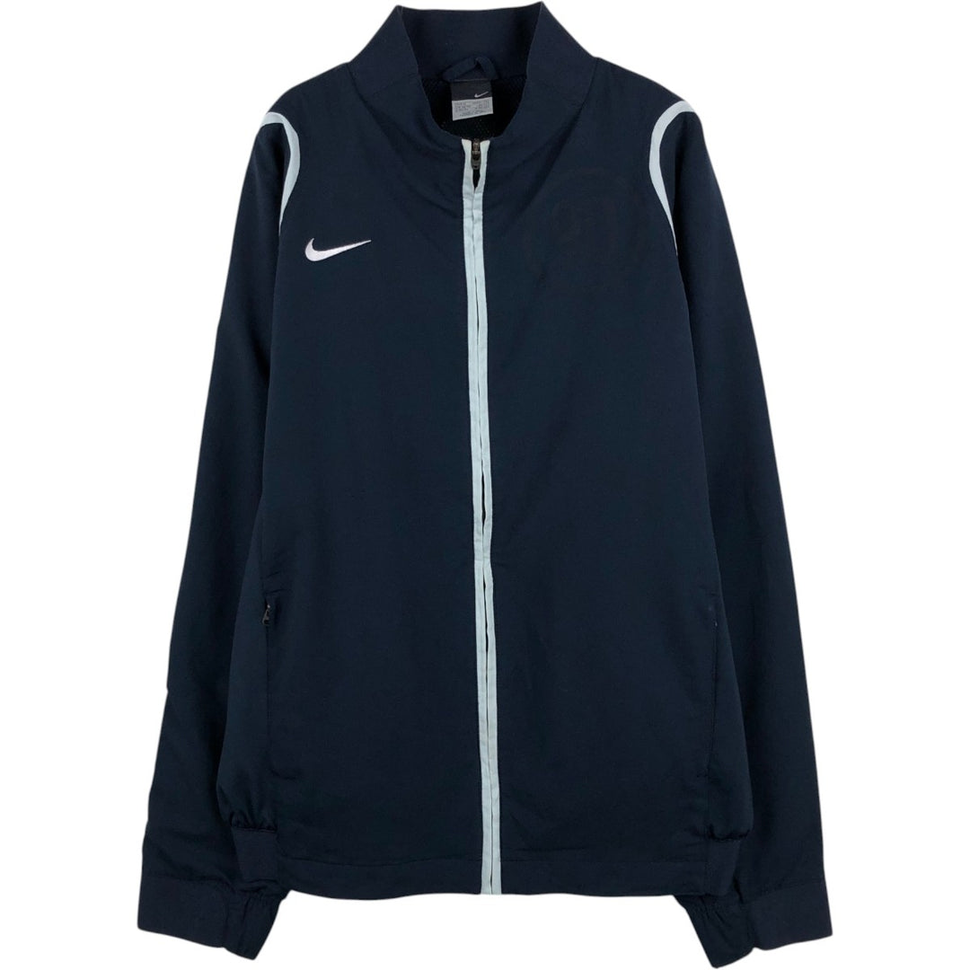 Nike windbreaker, men's size M polyester navy blue type Vintage Second Hand