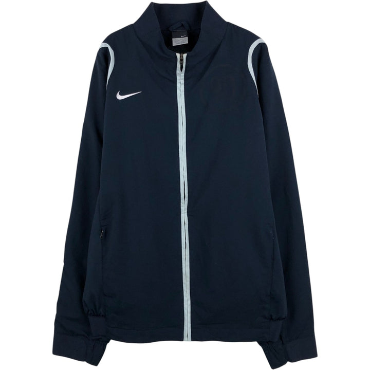 Nike windbreaker, men's size M polyester navy blue type Vintage Second Hand