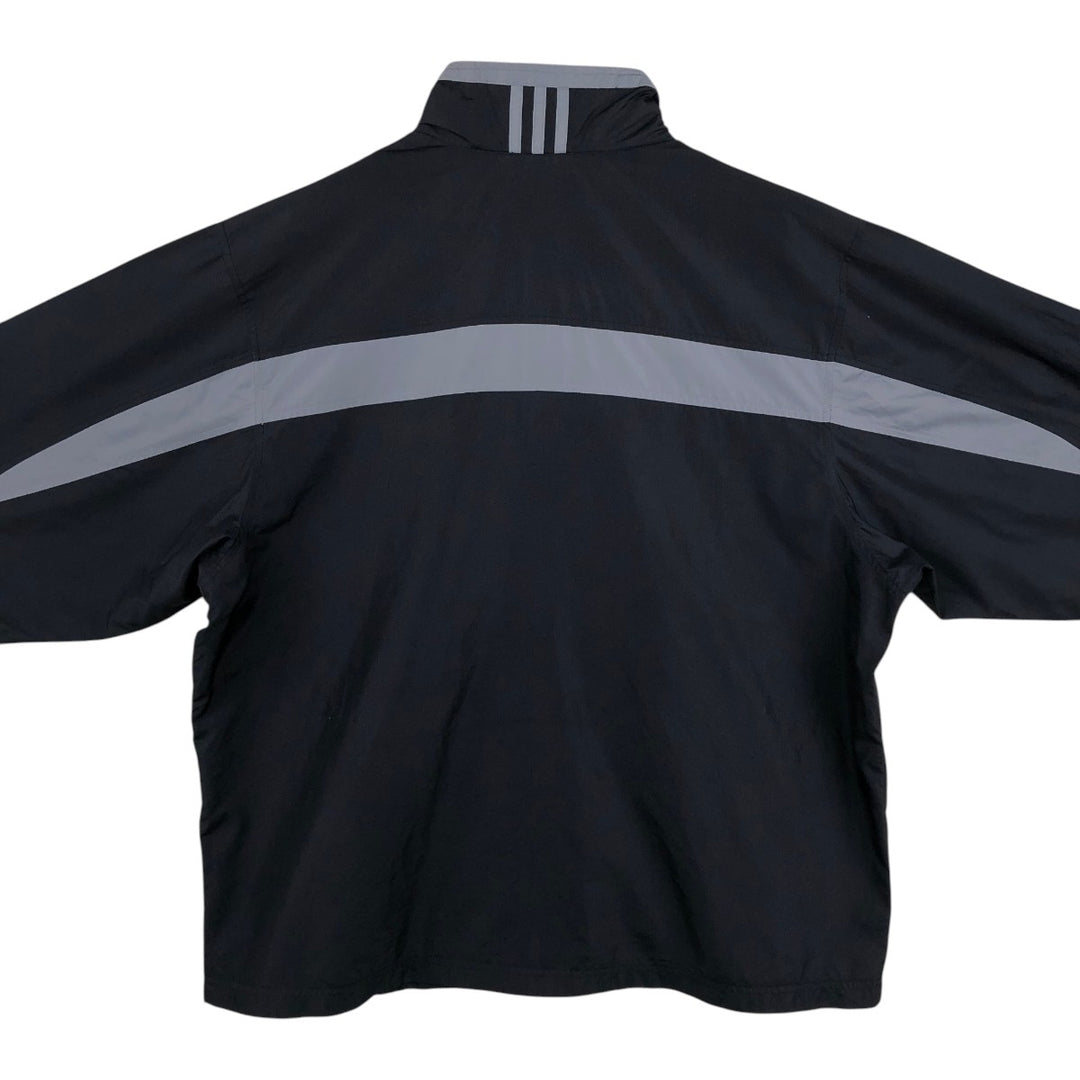 00'S adidas windbreaker, men's size L polyester black type Vintage Second Hand