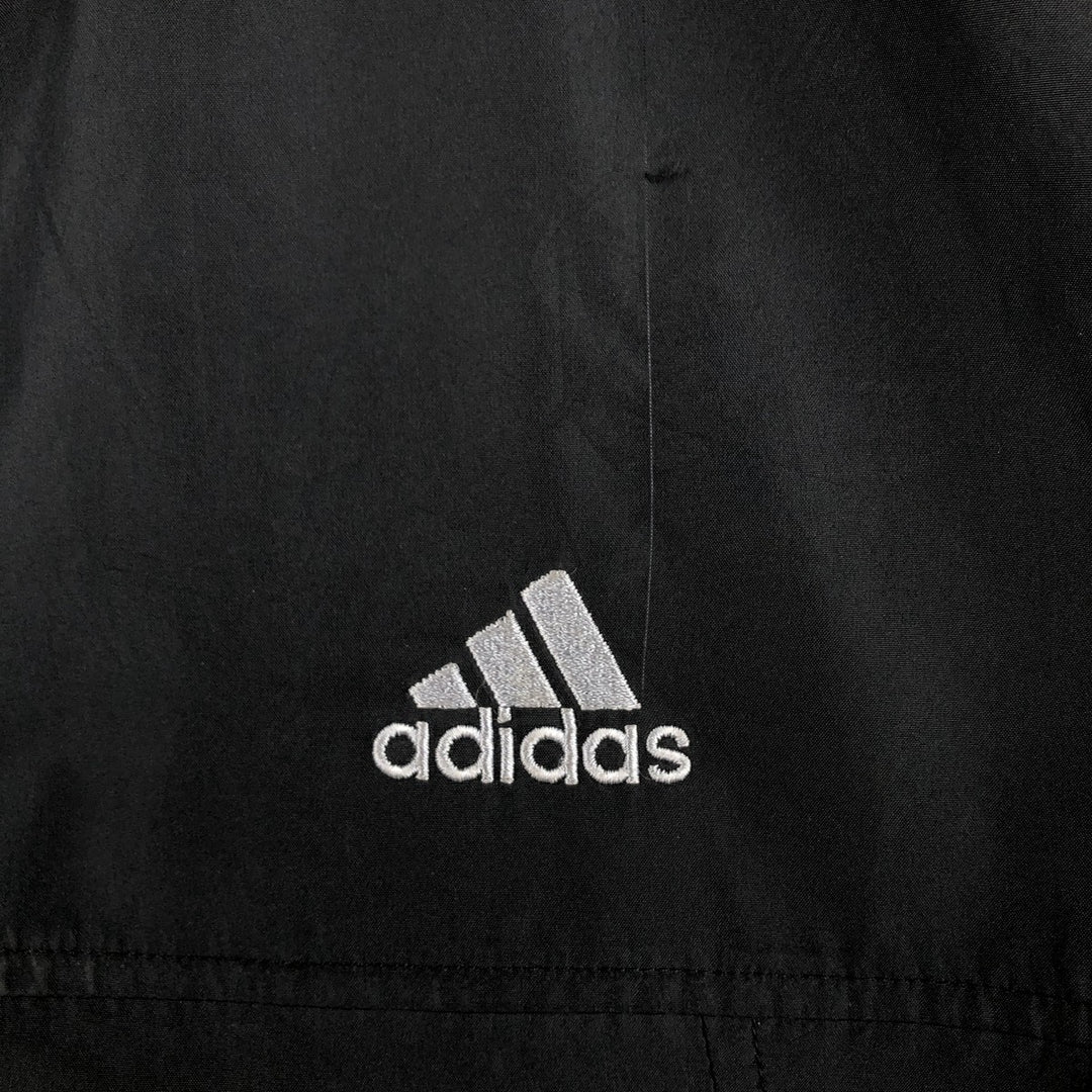 00'S adidas windbreaker, men's size L polyester black type Vintage Second Hand