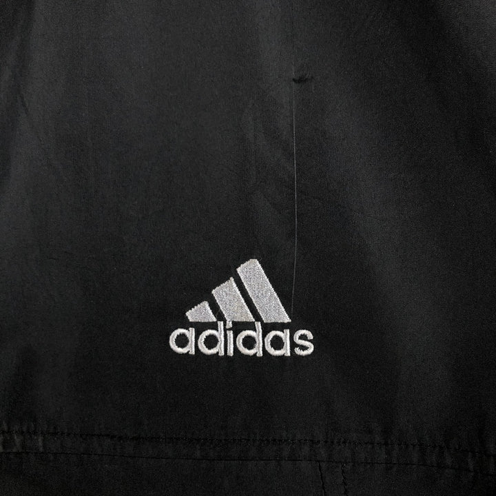 00'S adidas windbreaker, men's size L polyester black type Vintage Second Hand