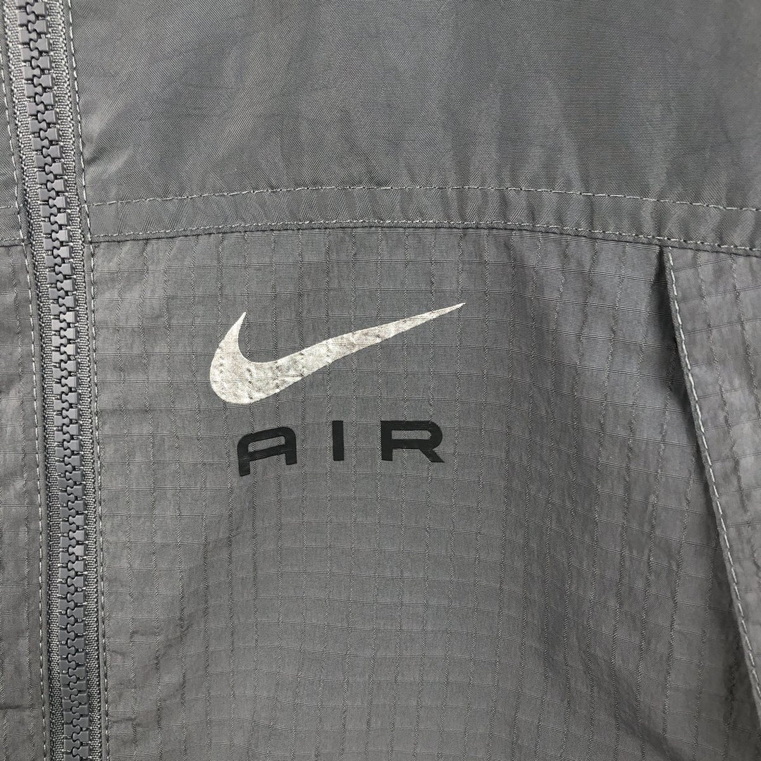 Nike AIR Windbreaker, Men's Size M (equivalent) polyester gray type Vintage Second Hand