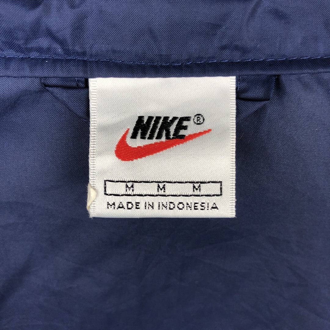 90'S Nike NIKE Nylon Jacket Men's M Size Vintage Nylon navy blue type Vintage Second Hand