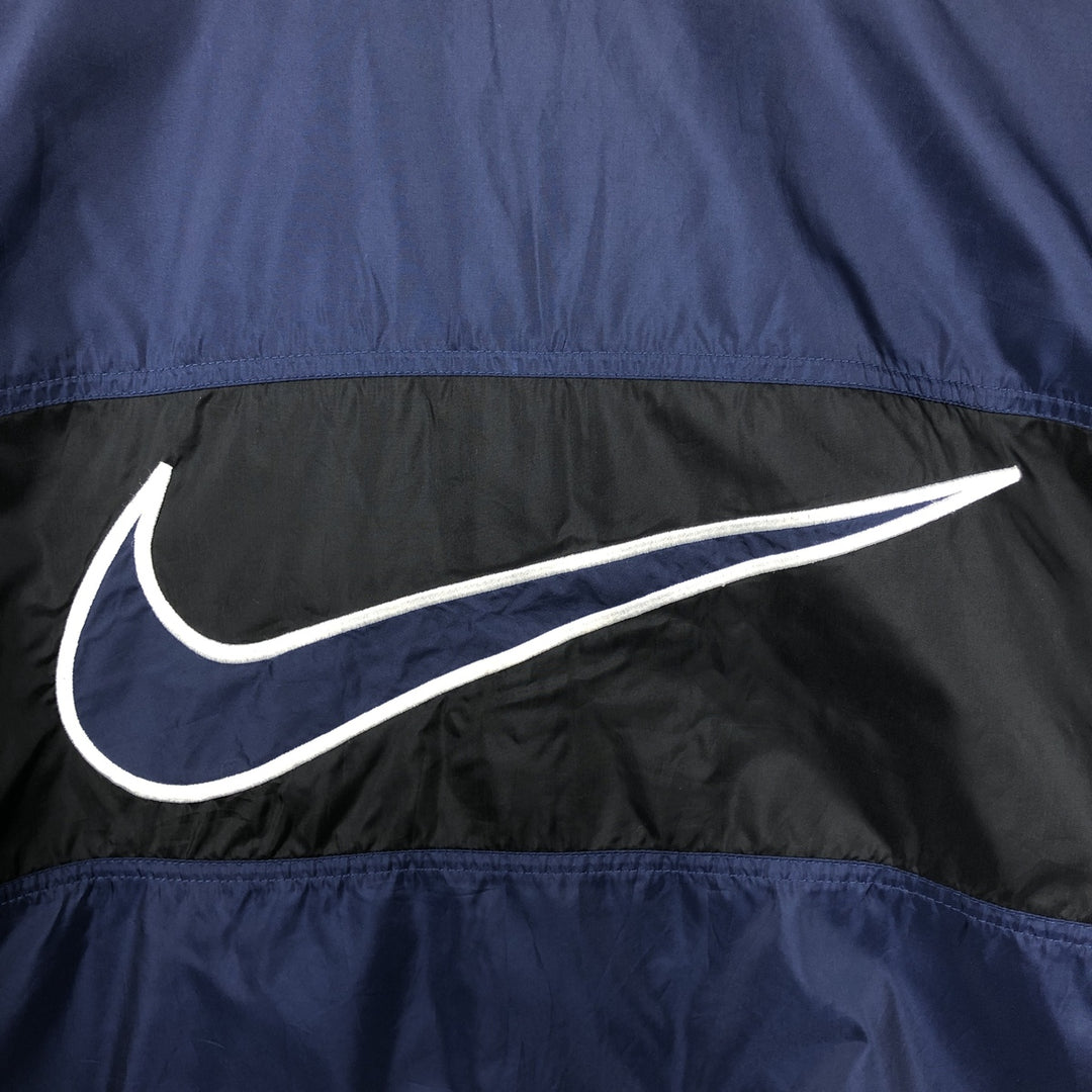 90'S Nike NIKE Nylon Jacket Men's M Size Vintage Nylon navy blue type Vintage Second Hand