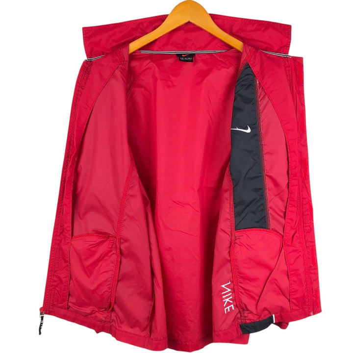 90s-00'S Nike windbreaker, men's size S (approx.) polyester red type Vintage Second Hand