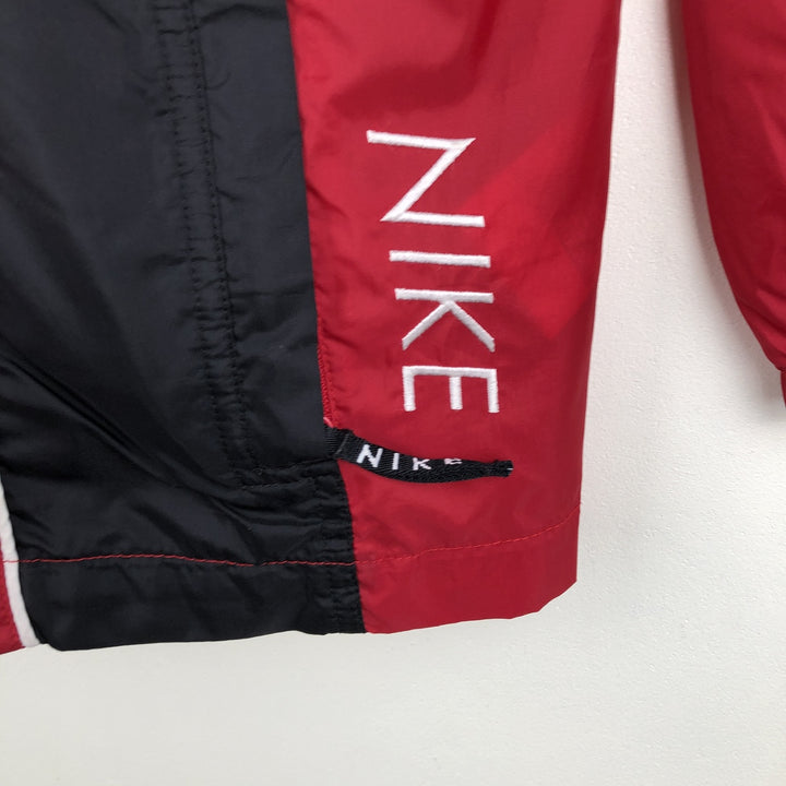 90s-00'S Nike windbreaker, men's size S (approx.) polyester red type Vintage Second Hand