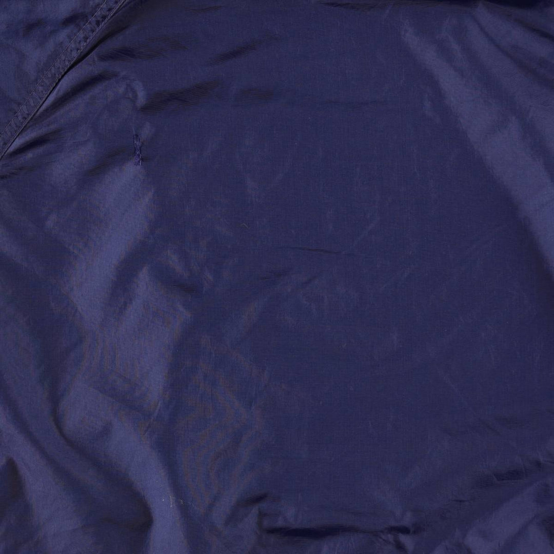Adidas nylon jacket, men's size XL (approx.) Nylon navy blue type Vintage Second Hand