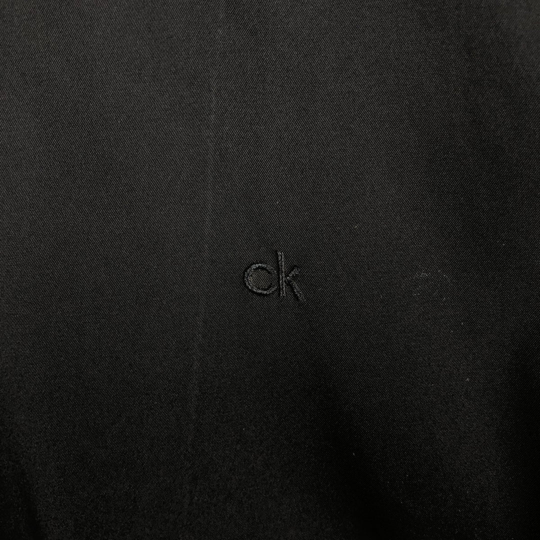 Calvin Klein windbreaker, men's size S (equivalent) cotton black type Vintage Second Hand