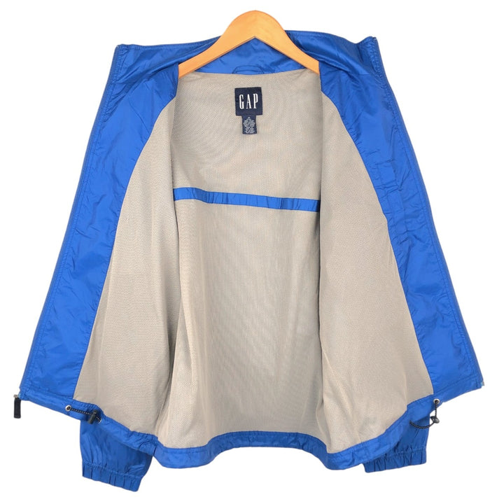 90'S GAP Vintage Nylon Jacket, Men's Size Medium Nylon blue type Vintage Second Hand