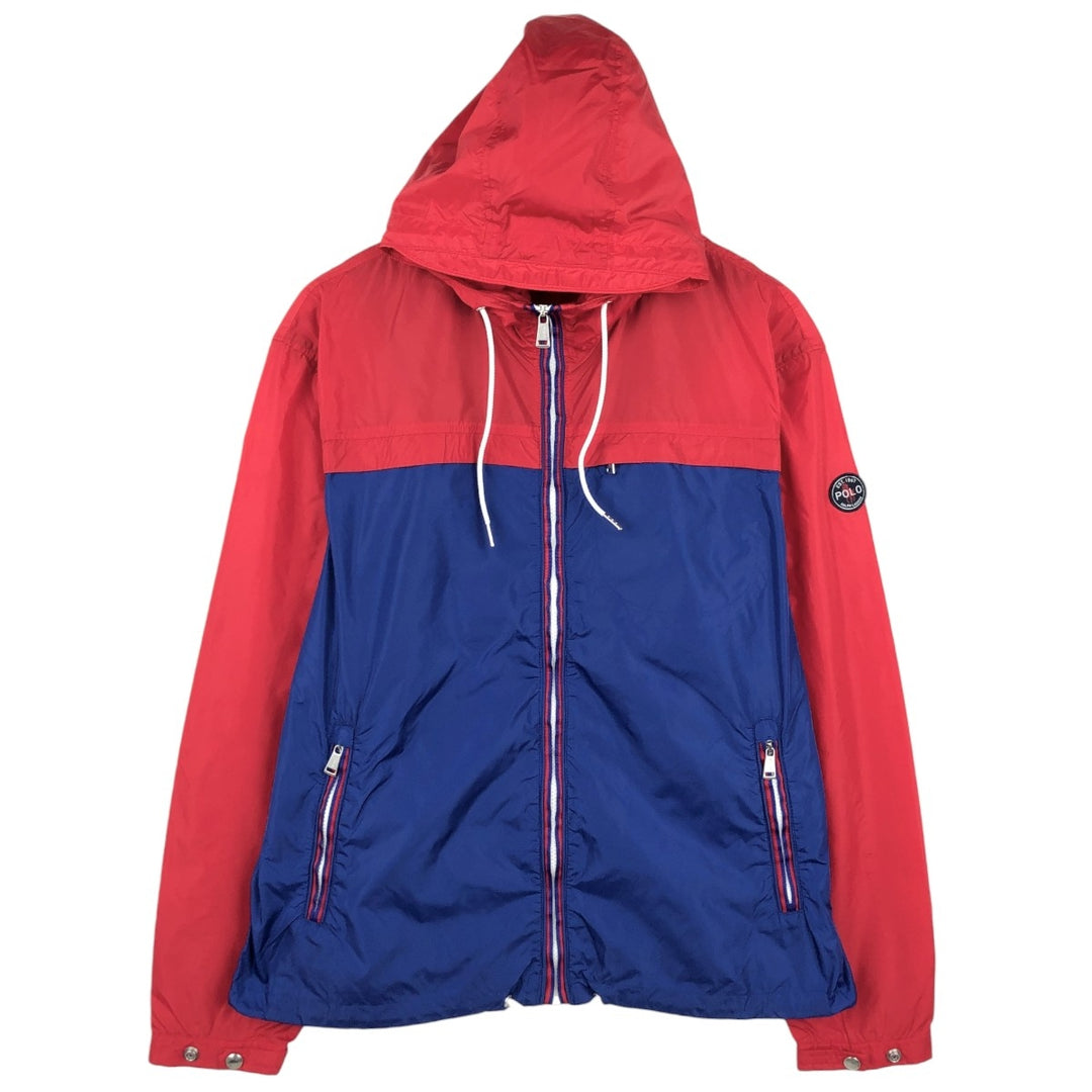 Ralph Lauren POLO RALPH LAUREN Nylon Parka, Men's Size L (approx.) Nylon red type Vintage Second Hand