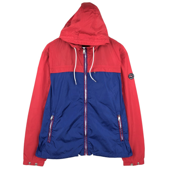 Ralph Lauren POLO RALPH LAUREN Nylon Parka, Men's Size L (approx.) Nylon red type Vintage Second Hand