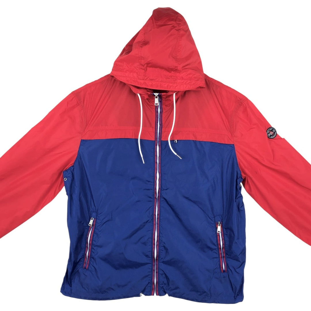 Ralph Lauren POLO RALPH LAUREN Nylon Parka, Men's Size L (approx.) Nylon red type Vintage Second Hand