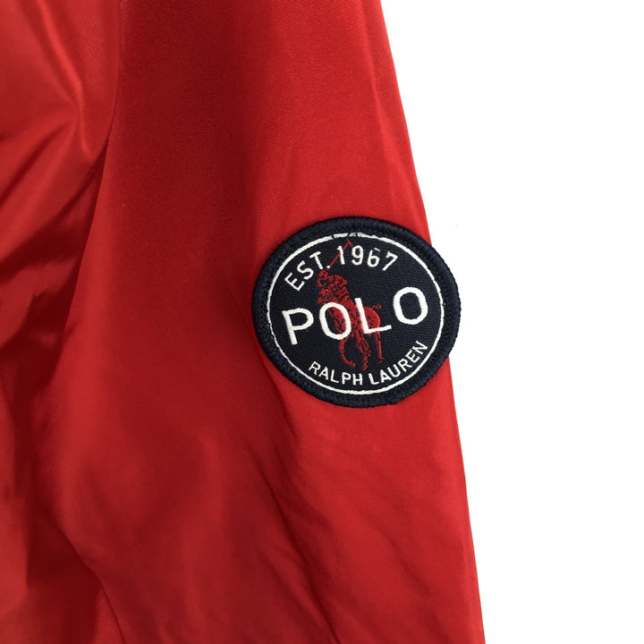 Ralph Lauren POLO RALPH LAUREN Nylon Parka, Men's Size L (approx.) Nylon red type Vintage Second Hand