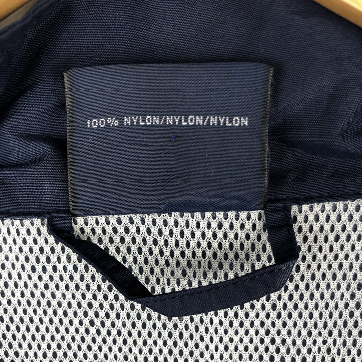 2000'S Lands' End nylon jacket, men's size XL (approx.) Nylon navy blue type Vintage Second Hand