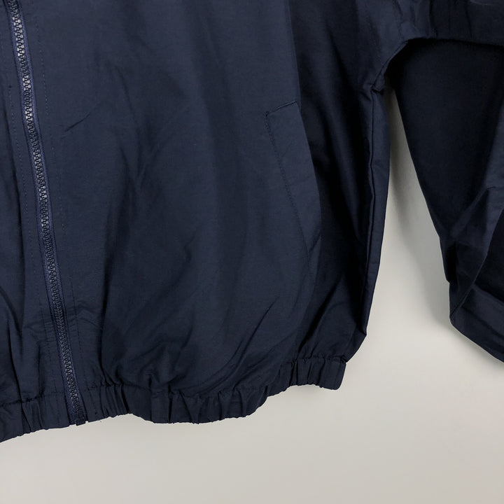 2000'S Lands' End nylon jacket, men's size XL (approx.) Nylon navy blue type Vintage Second Hand