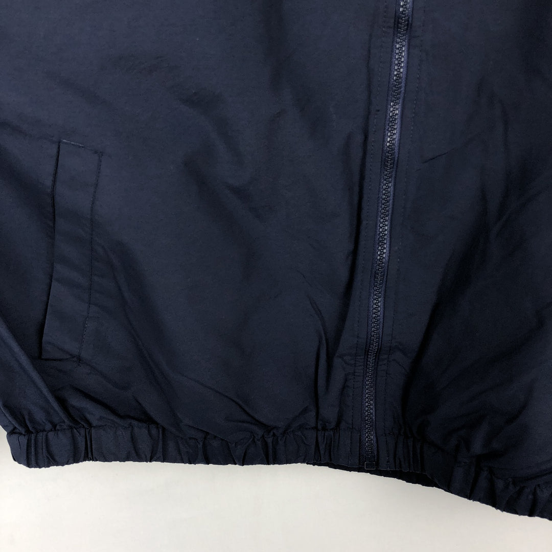 2000'S Lands' End nylon jacket, men's size XL (approx.) Nylon navy blue type Vintage Second Hand