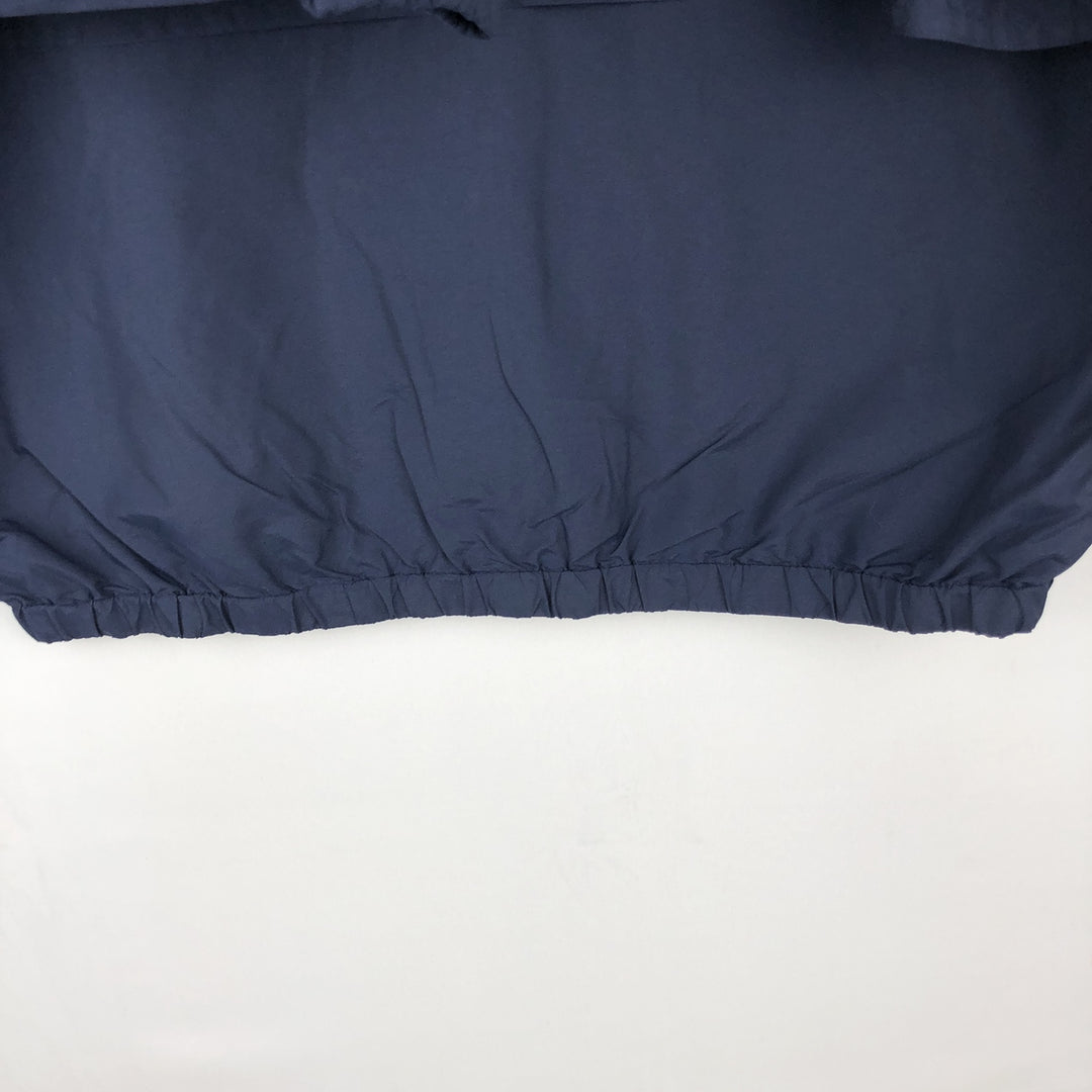 2000'S Lands' End nylon jacket, men's size XL (approx.) Nylon navy blue type Vintage Second Hand