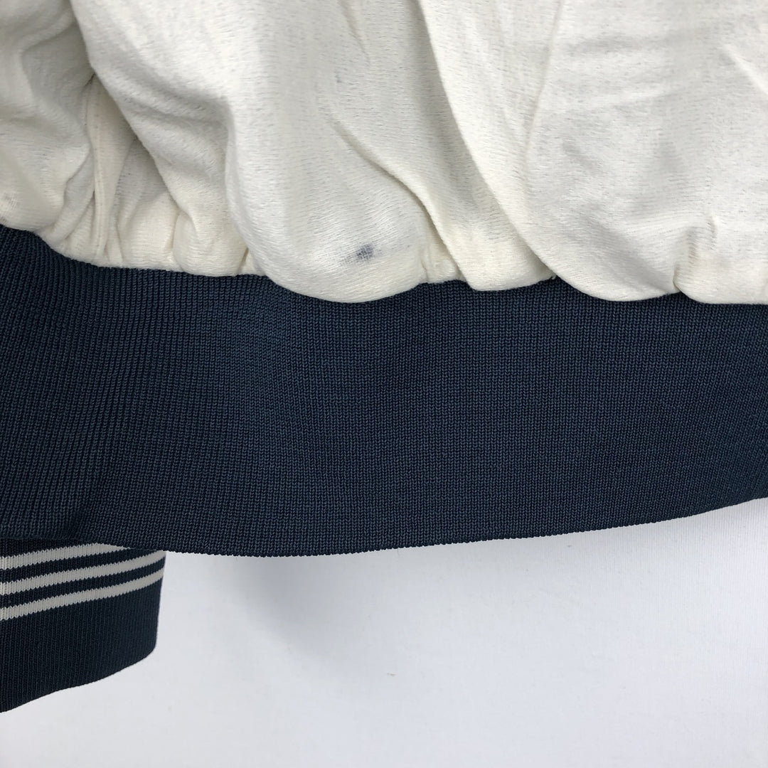 MVP Nylon Stadium Jacket Award Jacket Varsity Jacket Made in USA XL (Men's XL equivalent) unclear navy blue type Vintage Second Hand