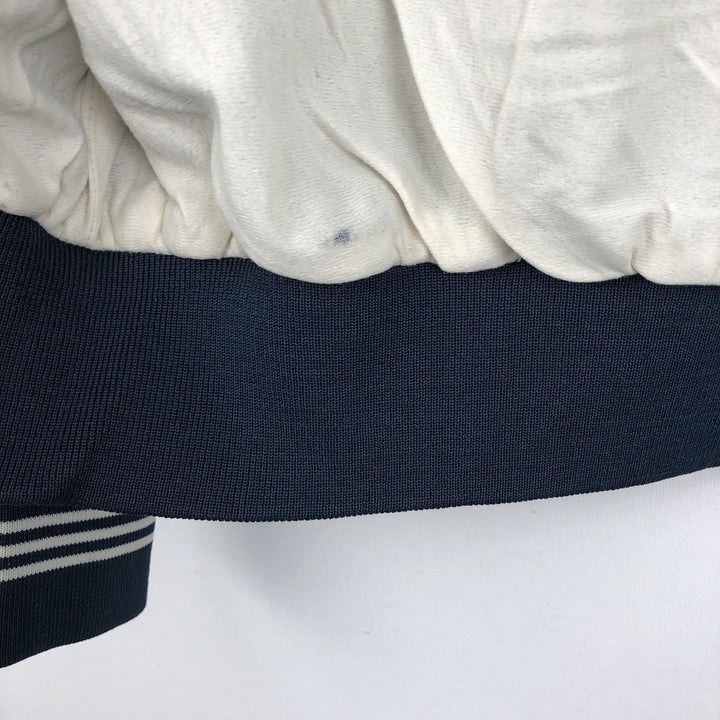 MVP Nylon Stadium Jacket Award Jacket Varsity Jacket Made in USA XL (Men's XL equivalent) unclear navy blue type Vintage Second Hand
