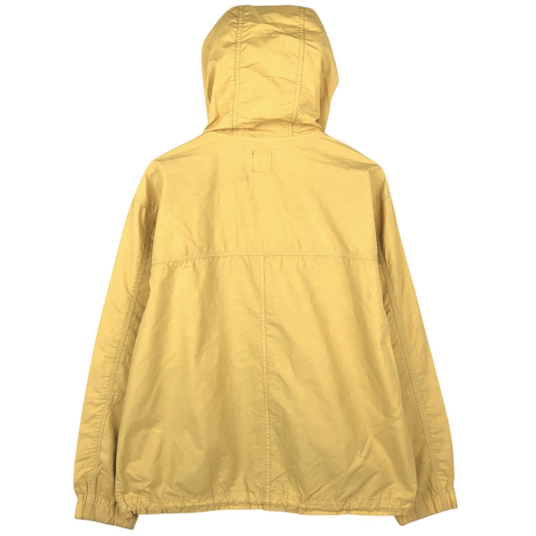 90'S GAP Vintage Windbreaker, Men's Size Medium cotton yellow type Vintage Second Hand